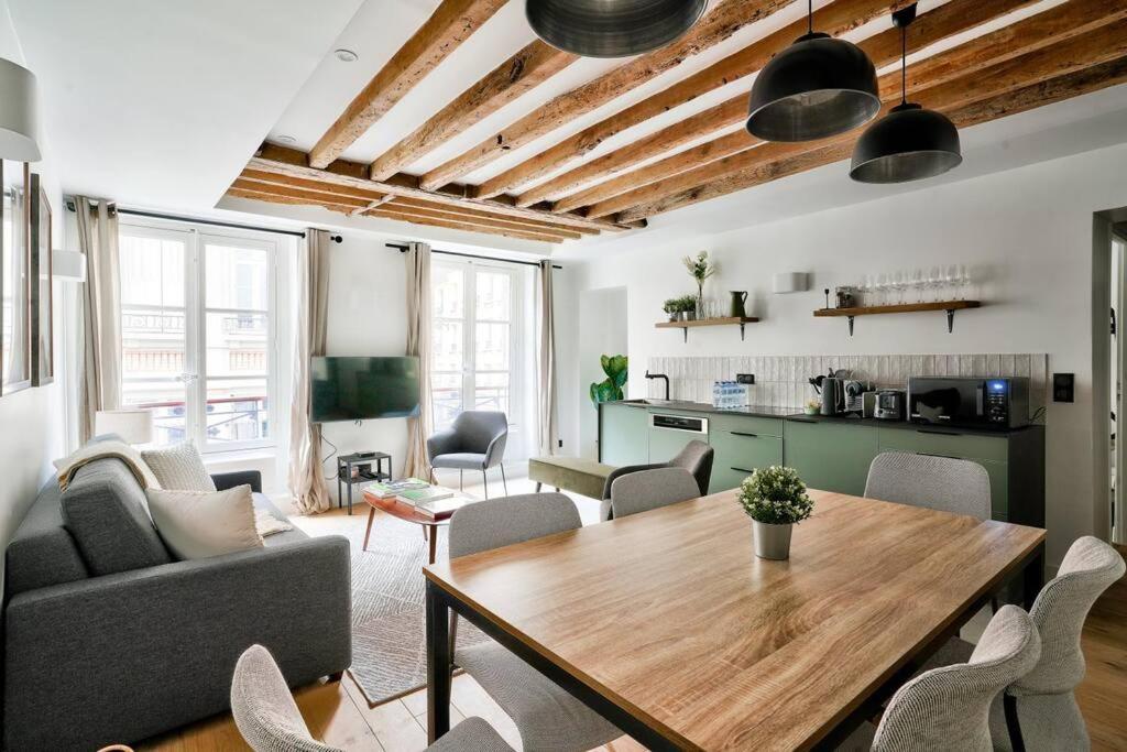 Magnifique Appartement Pour 6 - Montorgueil París Exterior foto